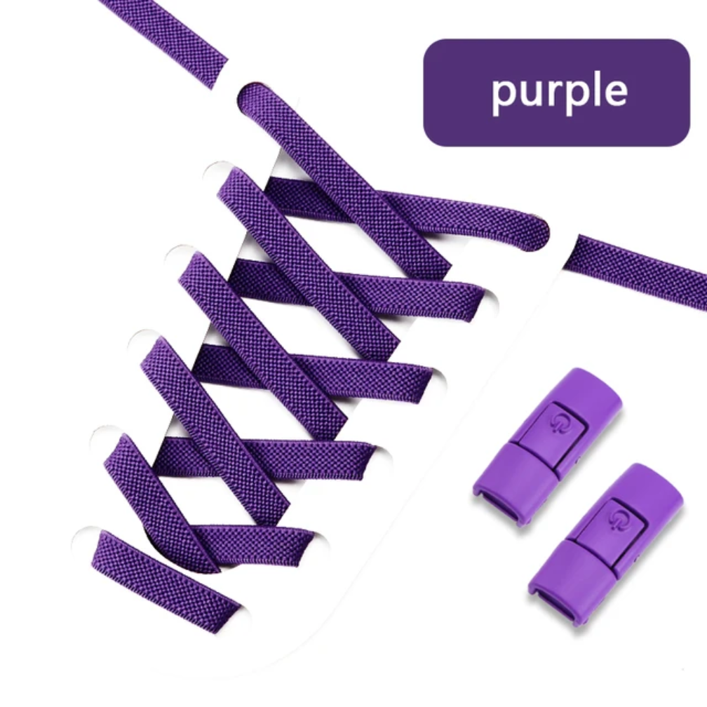 No-Tie Shoelaces - Easy Clip Design